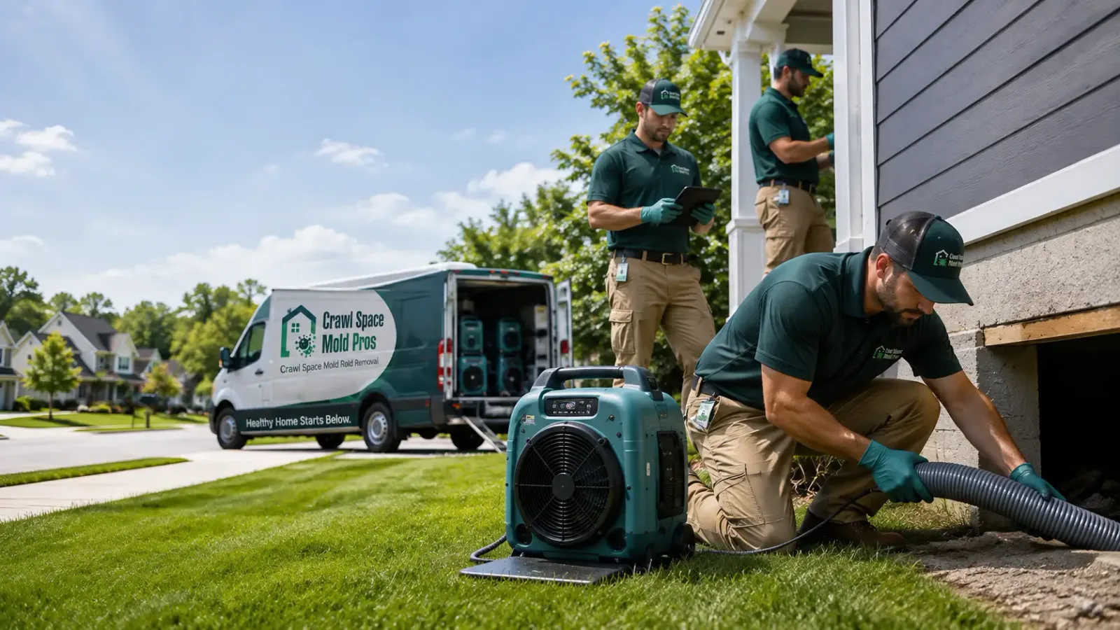 Crawl Space Mold Removal in Eldred, IL